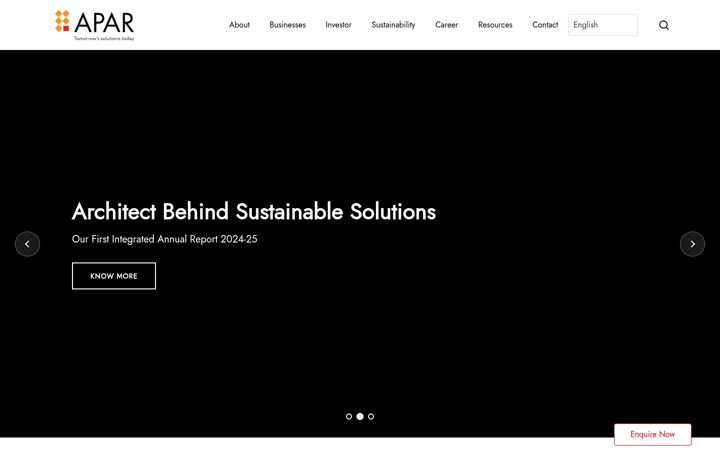 Screenshot of apar.com