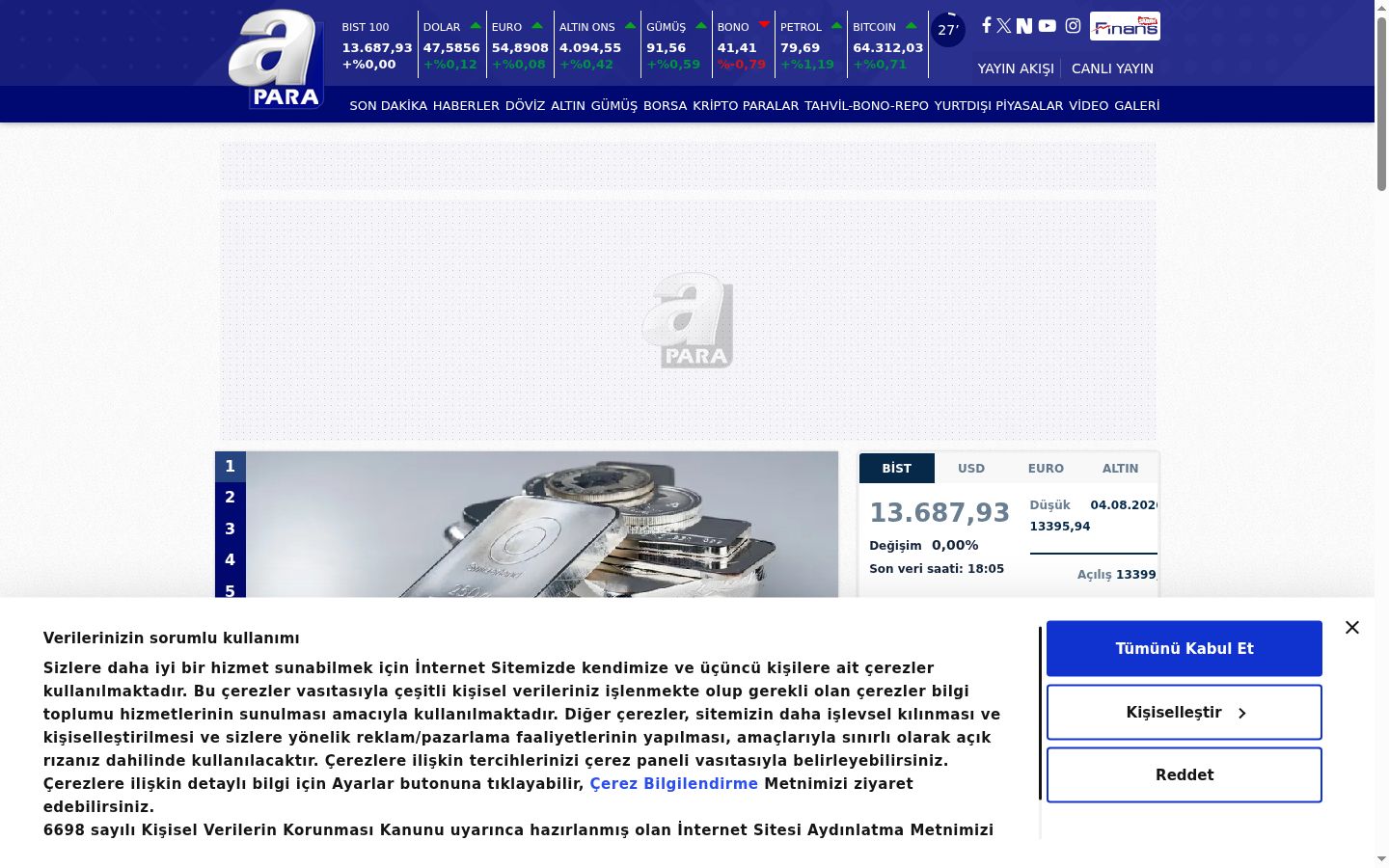 Screenshot tal-banner tal-kunsens muri qabel kwalunkwe interazzjoni