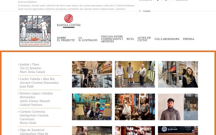 Screenshot di aparadorsartistics.com