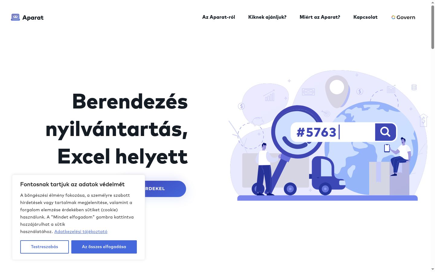 Screenshot tal-banner tal-kunsens muri qabel kwalunkwe interazzjoni