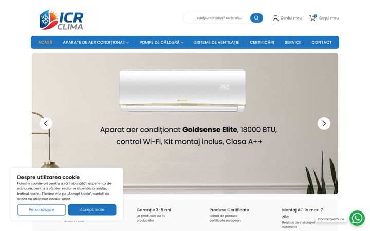 Screenshot ta' aparatdeaerconditionat.ro