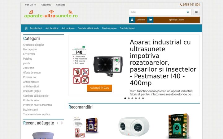 Screenshot of aparate-ultrasunete.ro
