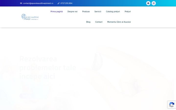 Screenshot di aparateauditiveploiesti.ro