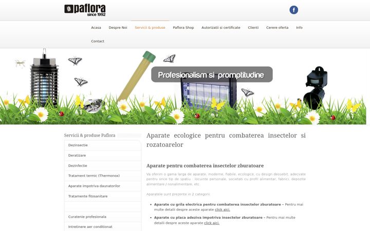 Screenshot of aparatedaunatori.com.ro