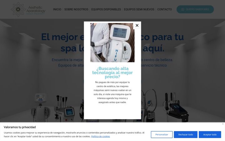 Screenshot of aparatologiaesteticagt.com