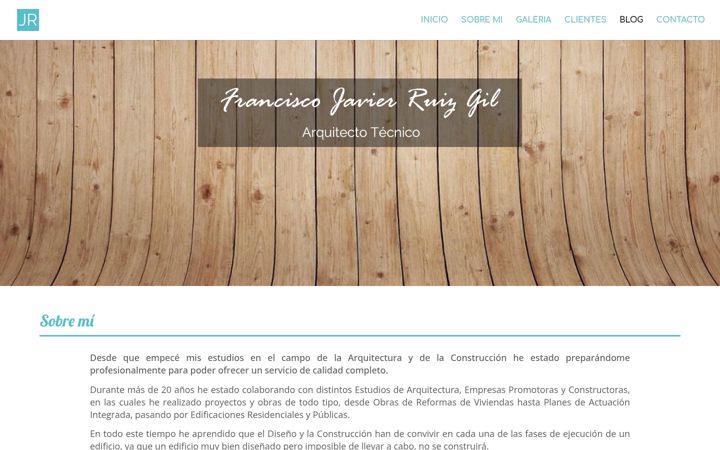 Screenshot of aparejadorjr.es