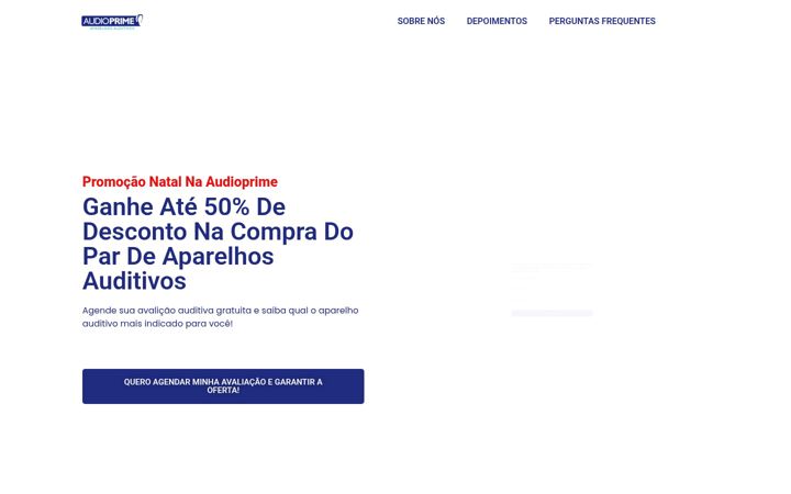 Screenshot of aparelhosauditivosaudioprime.com