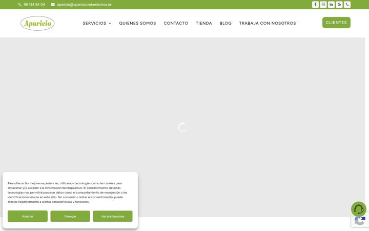 Screenshot ta' apariciotratamientos.es