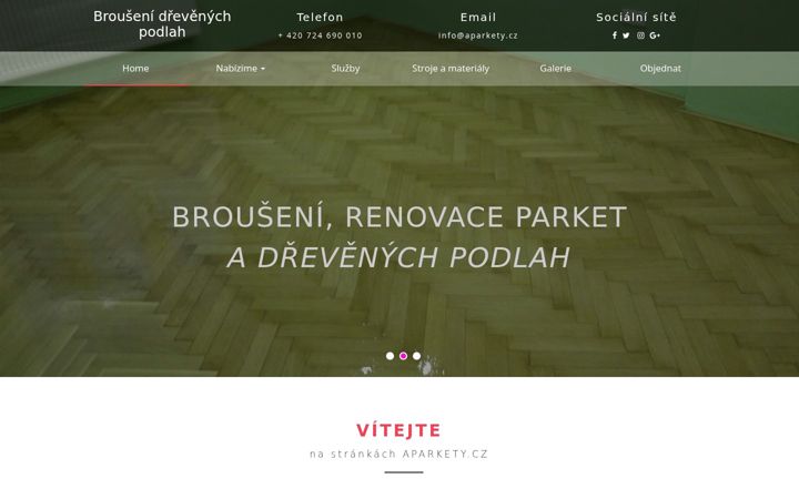 Screenshot of aparkety.cz