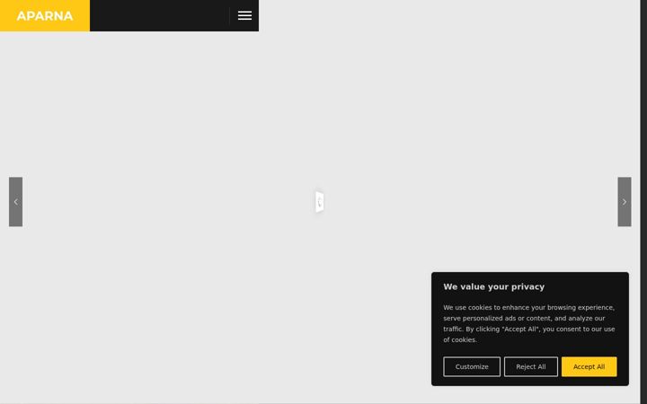 Screenshot of aparnagallery.com