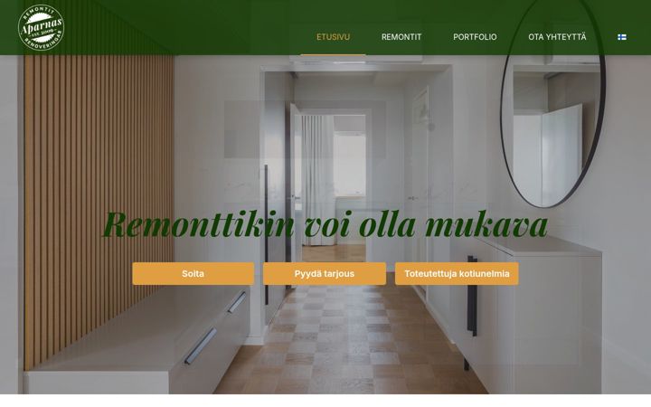 Screenshot ta' aparnasremontit.fi