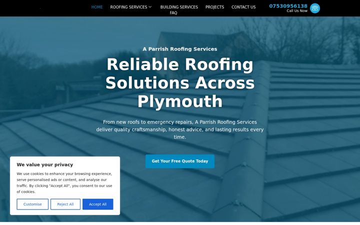 Screenshot of aparrishservices.co.uk