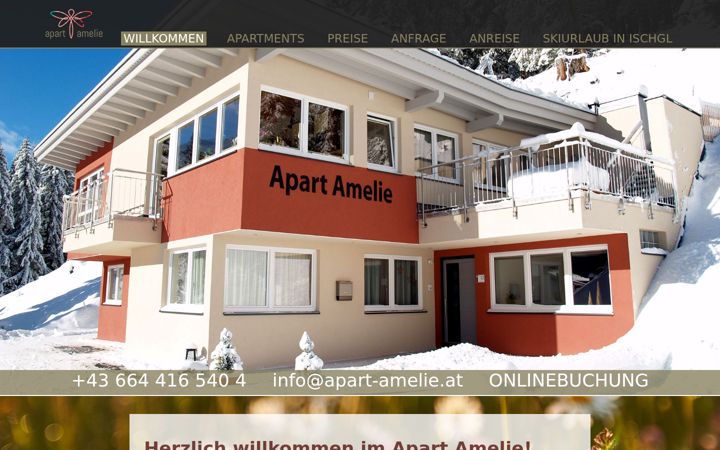 Screenshot ta' apart-amelie.at