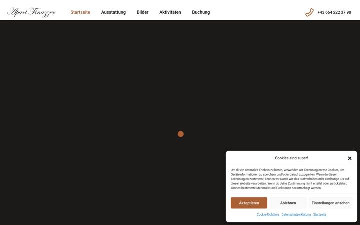 Screenshot ta' apart-finazzer.at