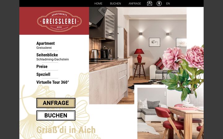 Screenshot of apart-greisslerei.at