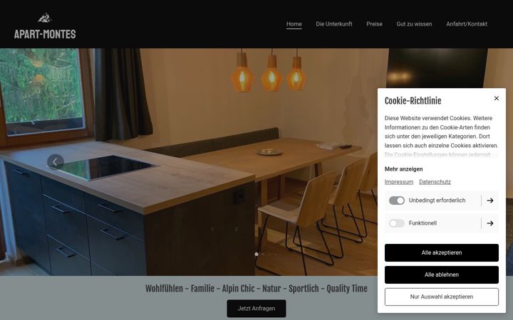 Screenshot of apart-montes.at