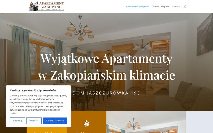 Screenshot του apartament-zakopane.com