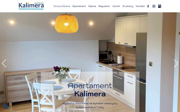 Screenshot of apartamentkalimera.pl