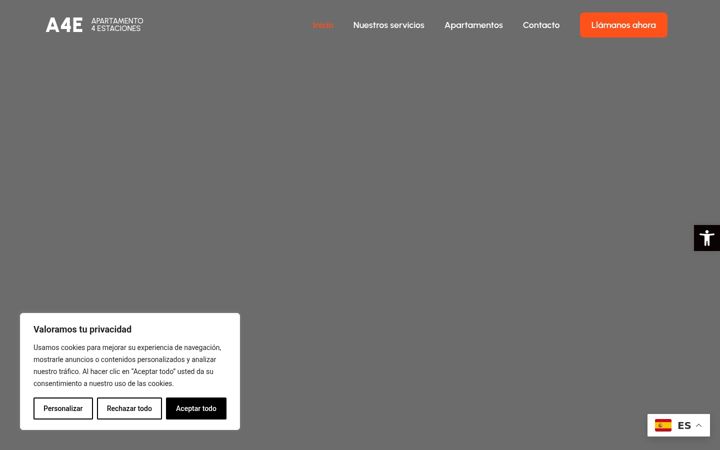 Screenshot του apartamento4estaciones.com