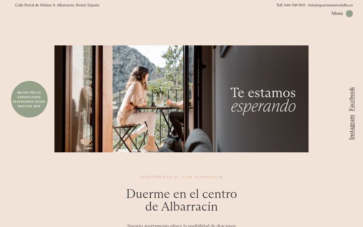 Screenshot ta' apartamentoalalba.es