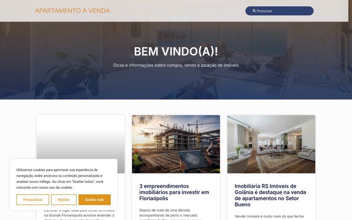 Screenshot of apartamentoavenda.com