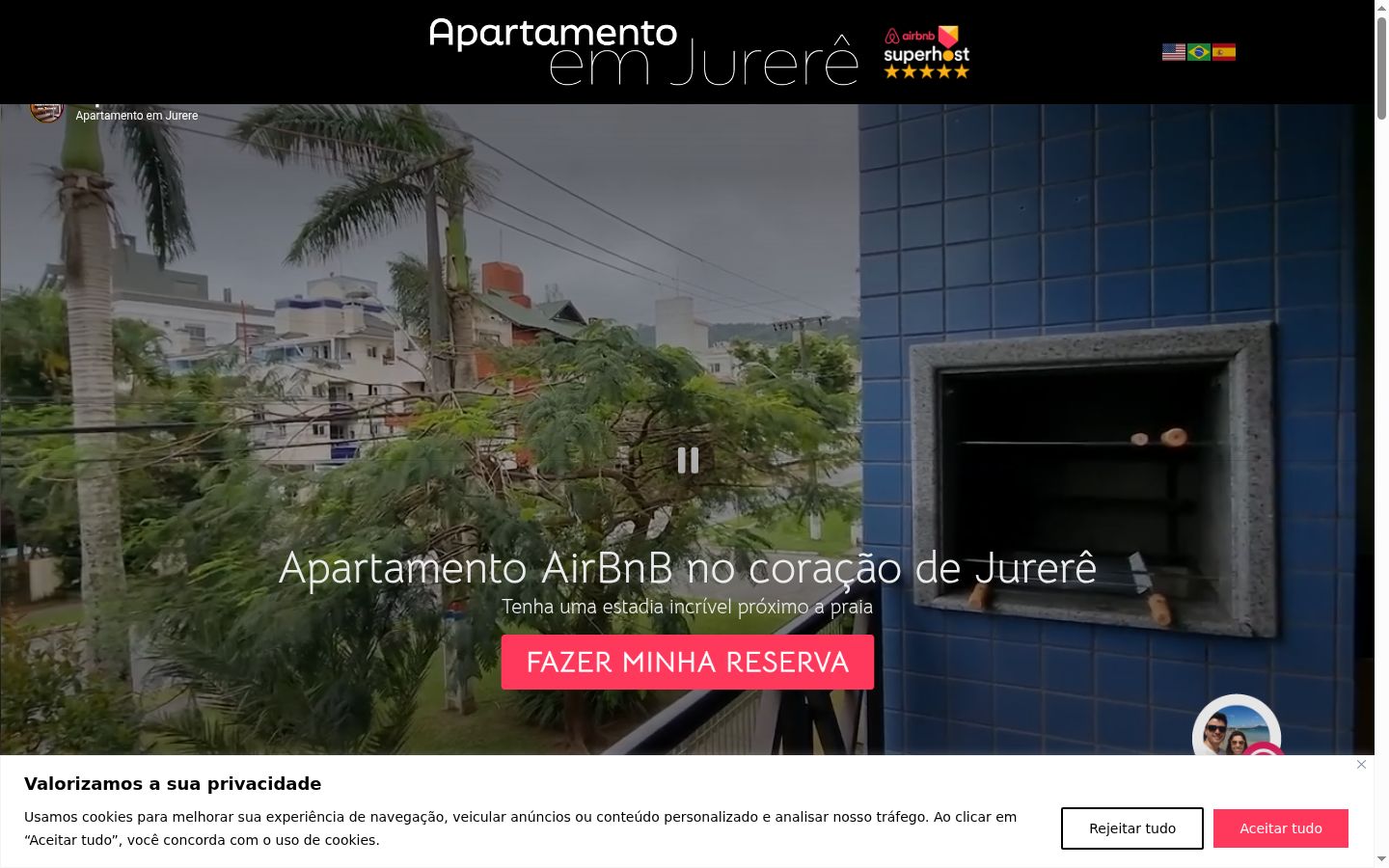Capture d'écran de la bannière de consentement affichée avant toute interaction