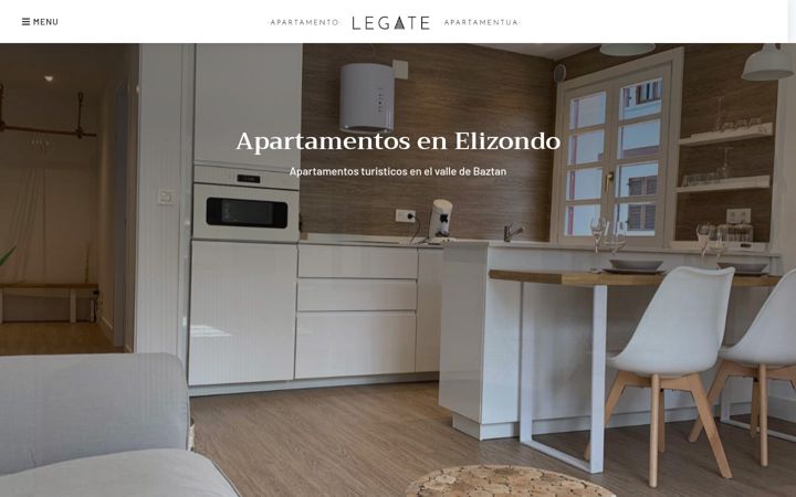 Screenshot of apartamentolegate.com