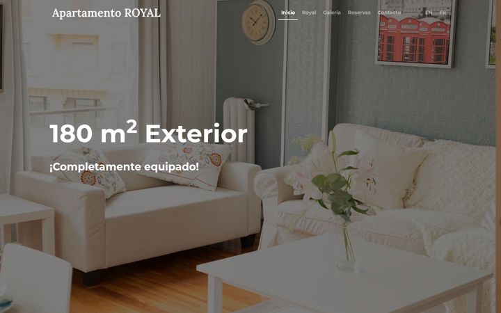 Screenshot του apartamentoroyal.com
