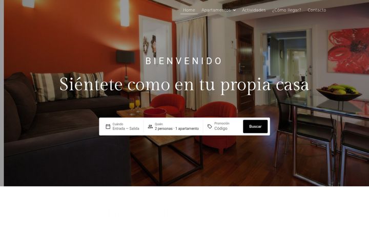 Screenshot of apartamentosabadtoledo.com