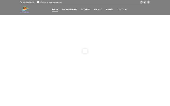 Screenshot του apartamentosacachada.com