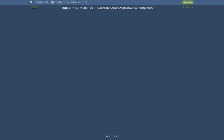 Screenshot of apartamentosandrada.es