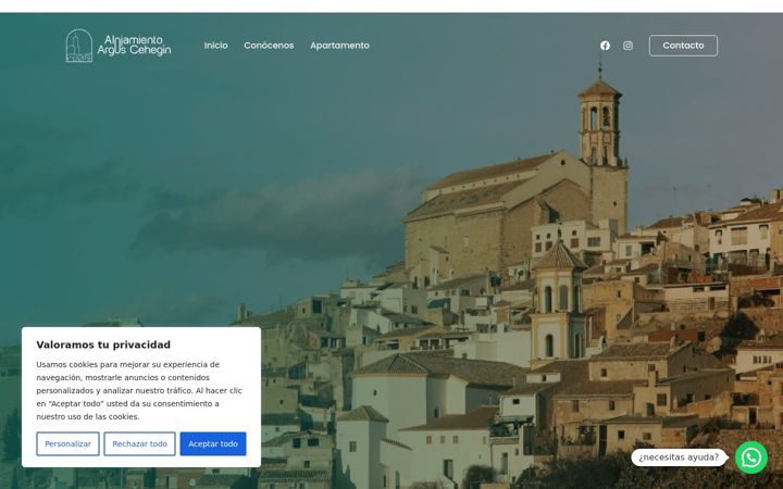 Screenshot von apartamentosargoscehegin.com