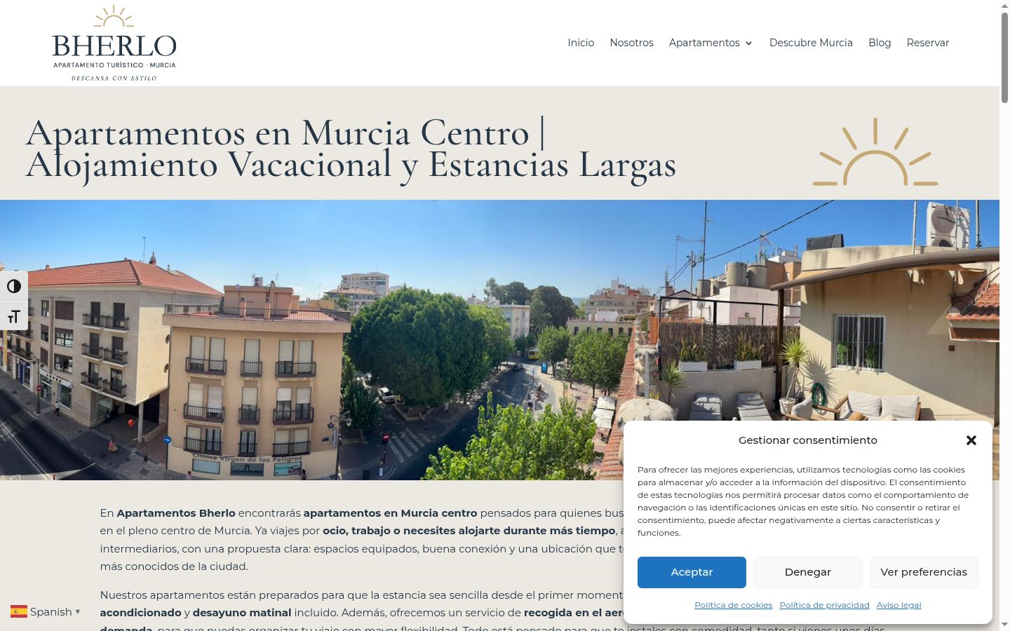 Screenshot tal-banner tal-kunsens muri qabel kwalunkwe interazzjoni