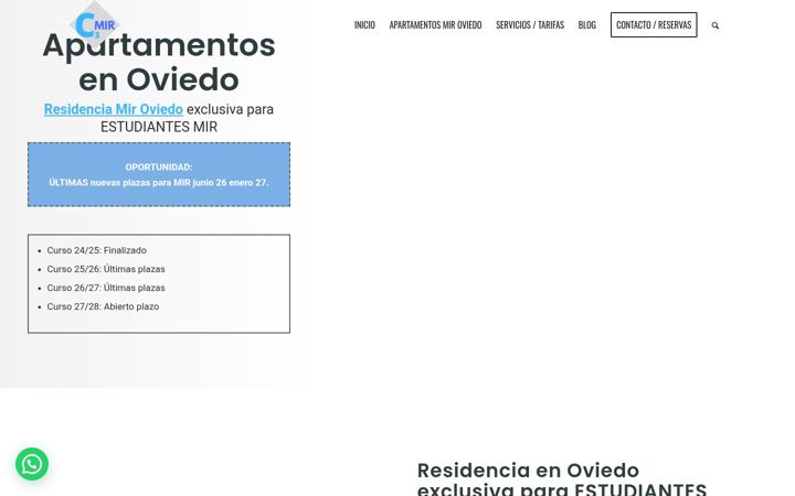 Captura de ecrã de apartamentosc3oviedo.com