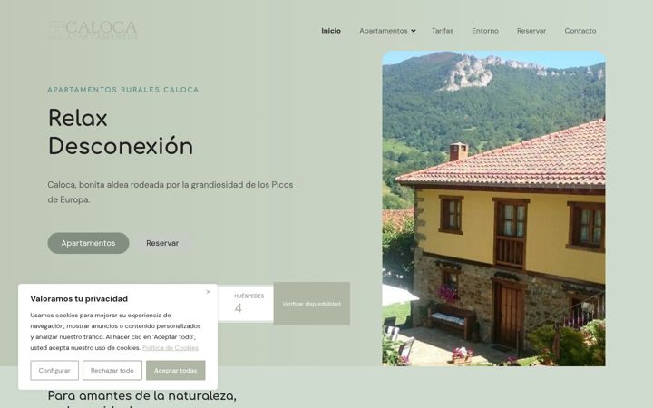Screenshot of apartamentoscaloca.com