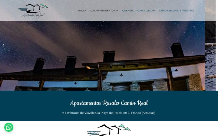 Screenshot of apartamentoscaminreal.com