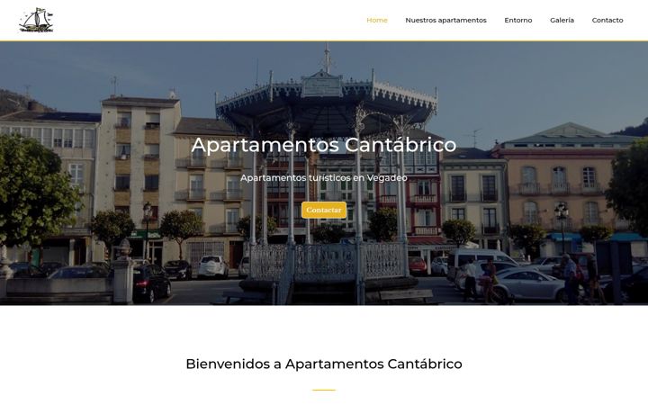 Ekrano kopija apartamentoscantabrico.com