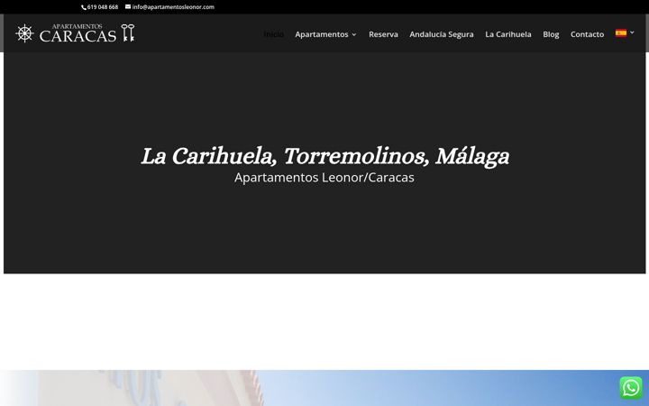 Screenshot of apartamentoscaracas.net