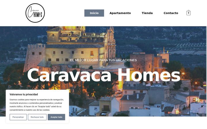 Screenshot of apartamentoscaravacahomes.com