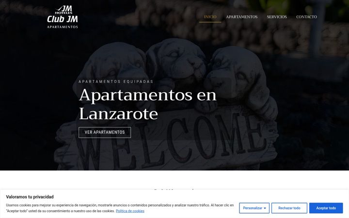 Ekrano kopija apartamentosclubjmlanzarote.com