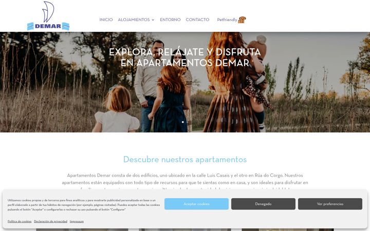 Screenshot of apartamentosdemar.es