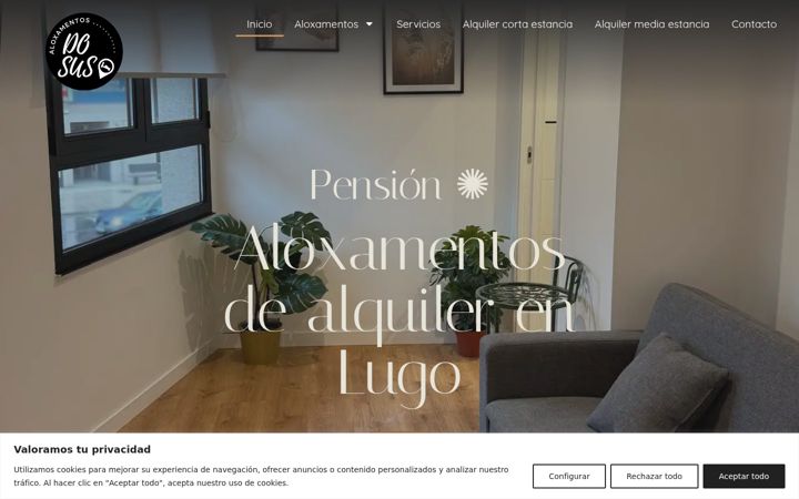 Screenshot of apartamentosdosuso.com