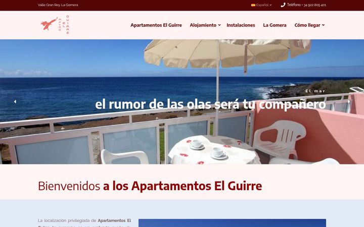 Екранна снимка на apartamentoselguirre.com