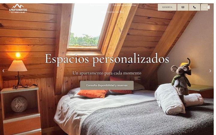 Screenshot of apartamentoselsarenysdeboi.com