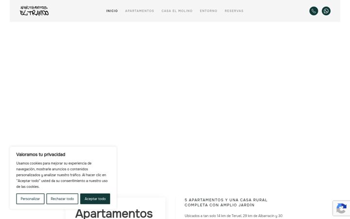 Screenshot ta' apartamentoseltranco.com