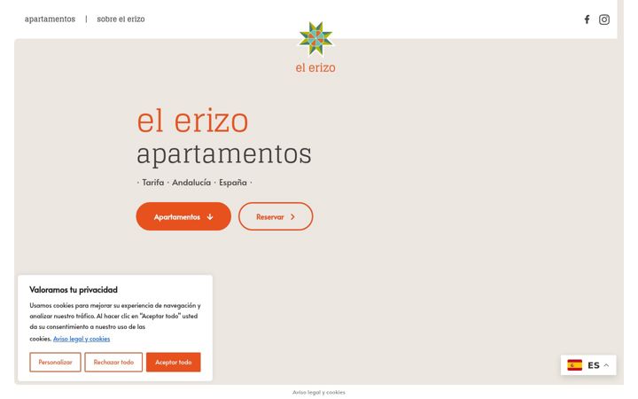 Screenshot of apartamentoserizo.com