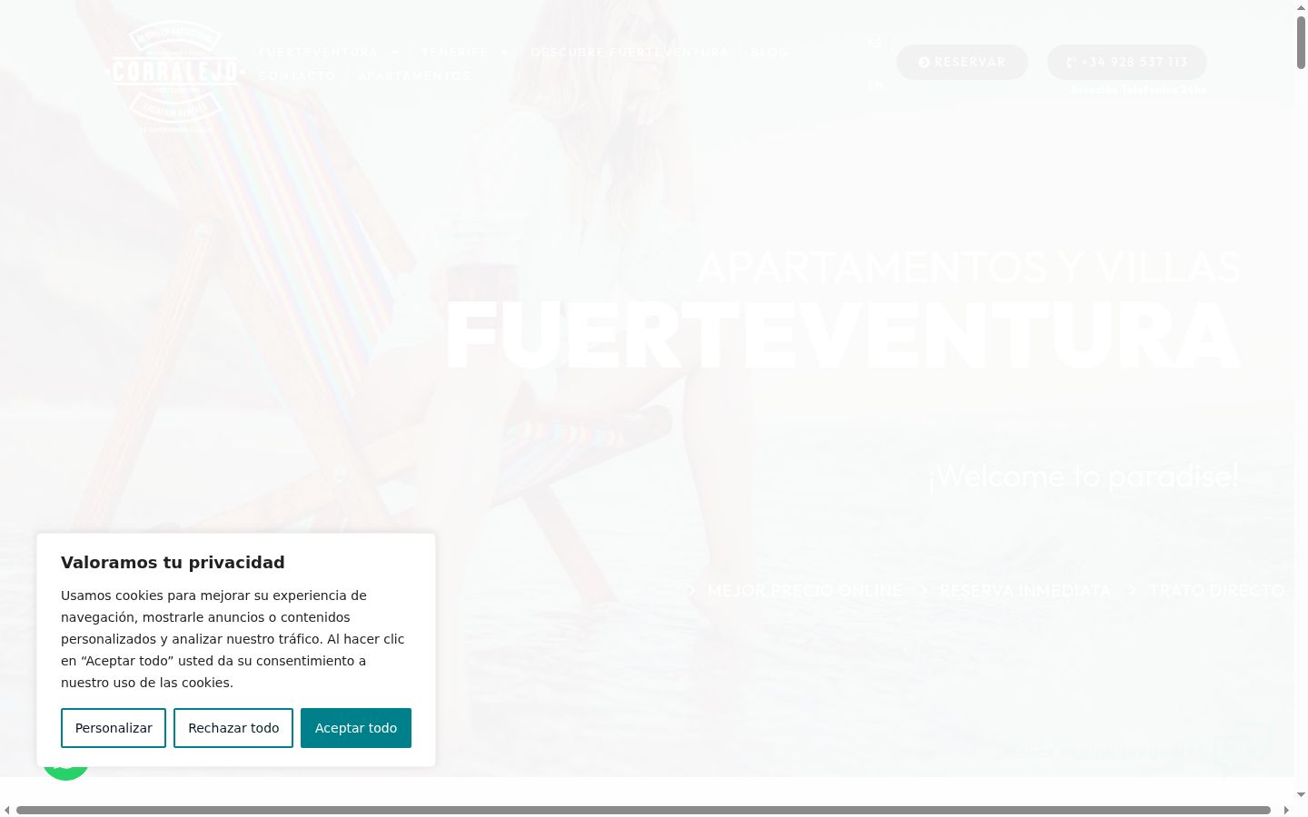 Screenshot tal-banner tal-kunsens muri qabel kwalunkwe interazzjoni