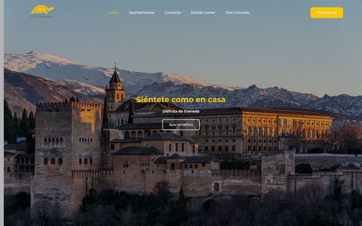 Screenshot of apartamentosgranadaluy.es
