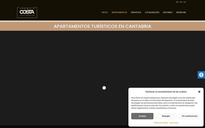 Screenshot ta' apartamentosjoaquincosta.es