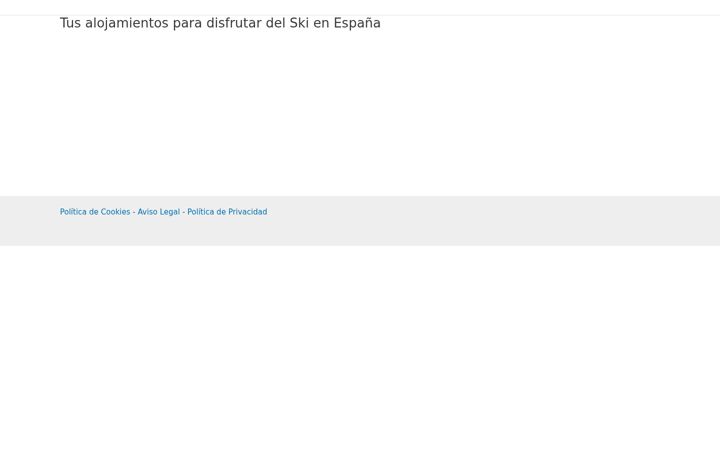 Screenshot of apartamentoski.com.es